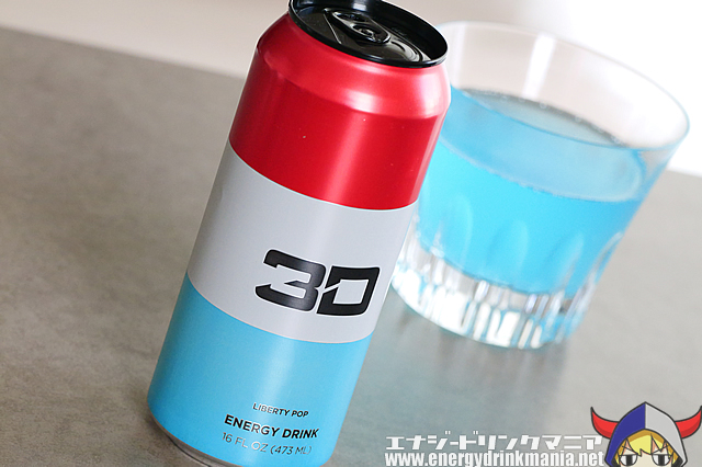 3D ENERGY DRINK LIBERTY POPのデザイン