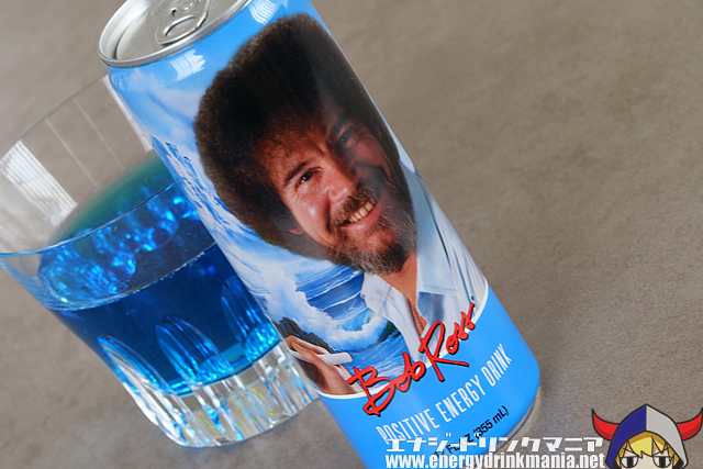 Bob Ross POSITIVE ENERGY DRINKのデザイン