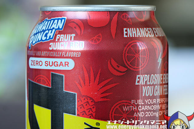 C4 ENERGY HAWAIIAN PUNCH Fruit Juicy Redのデザイン