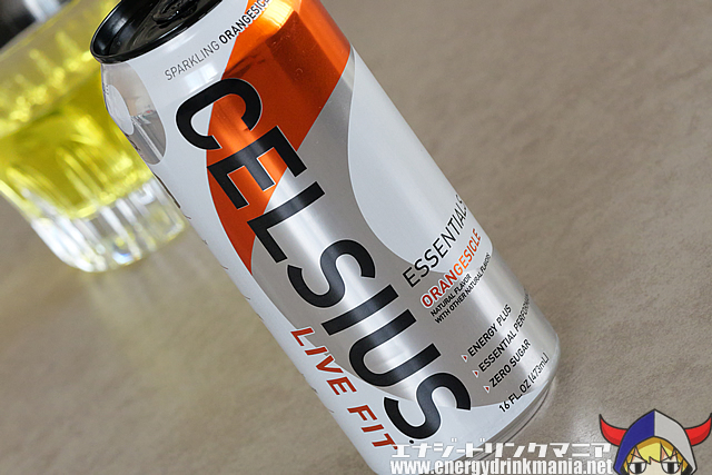 CELSIUS ESSENTIALS ORANGESICLEのデザイン