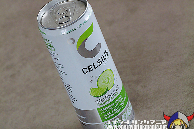 CELSIUS SPARKLING CUCUMBER LIMEのエナジー成分