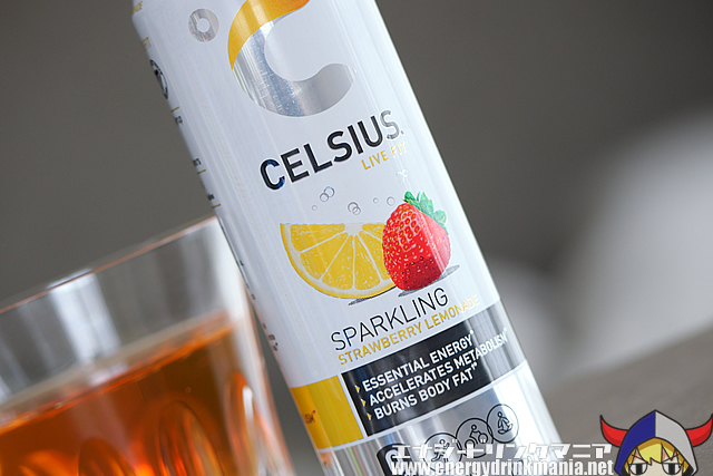 CELSIUS SPARKLING STRAWBERRY LEMONADEのデザイン