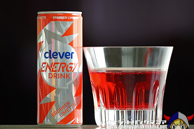 clever ENERGY DRINK ERDBEER LIMETTE