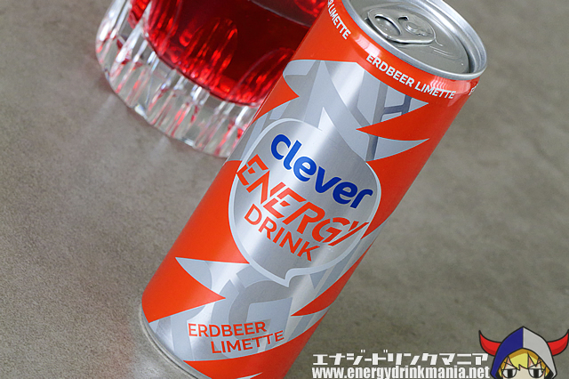 clever ENERGY DRINK ERDBEER LIMETTEのデザイン