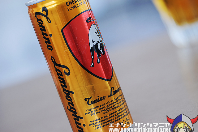 Tonino Lamborghini Energy Drink(アメリカ版)のデザイン