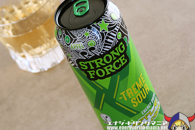 STRONG FORCE X-TREME SOUR APPLE EXPLOSIONのデザイン