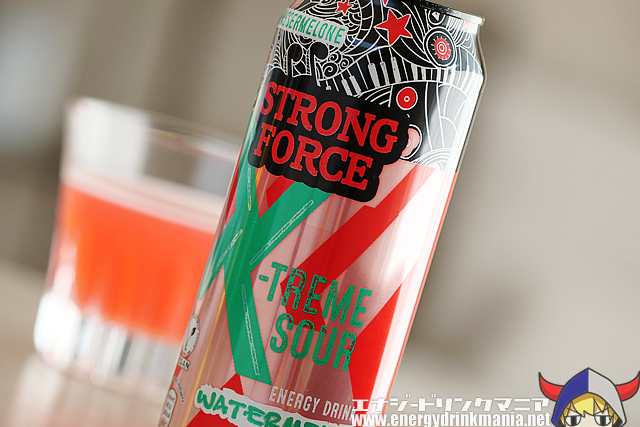 STRONG FORCE X-TREME SOUR WATERMELON BOMBのデザイン