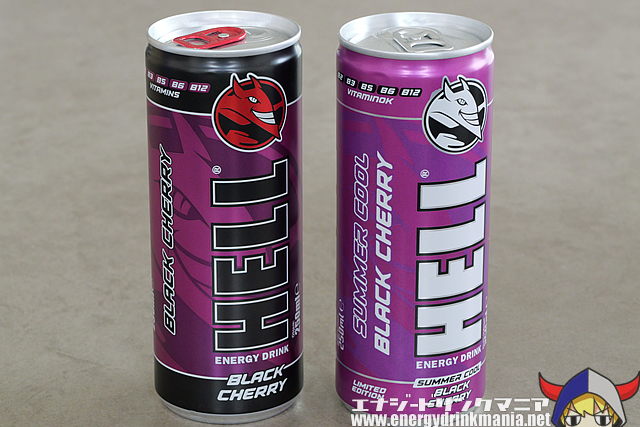 HELL ENERGY BLACK CHERRYのデザイン