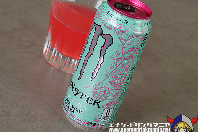 MONSTER ENERGY ULTRA VICE GUAVAのデザイン