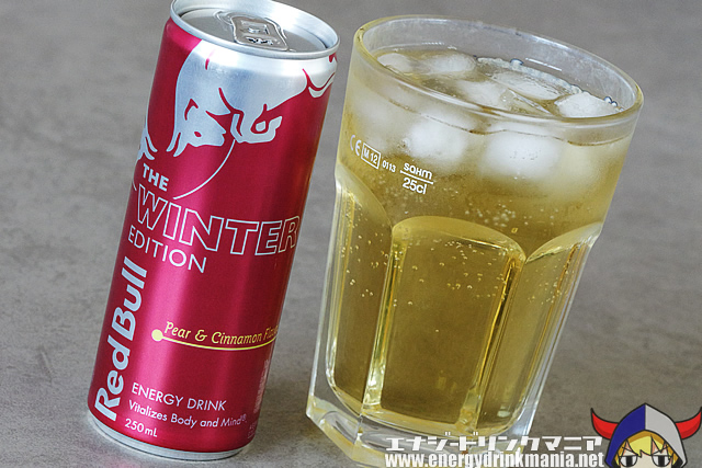 Red Bull WINTER EDITION 2023 Pear Cinnamonの味