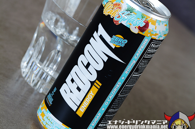 REDCON1 ENERGY Cali Splashのデザイン