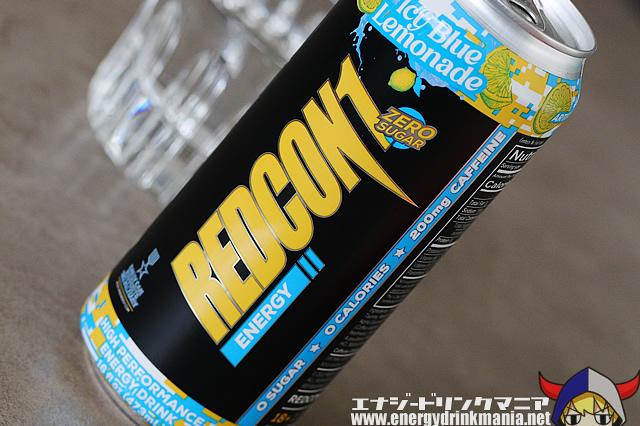 REDCON1 ENERGY Icy Blue Lemonadeのデザイン