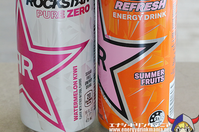 ROCKSTAR REFRESH SUMMER FRUITSのデザイン