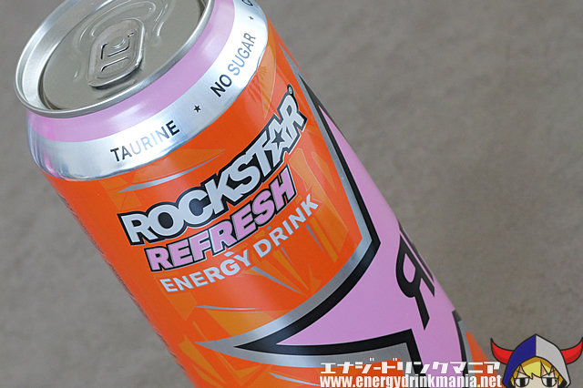 ROCKSTAR REFRESH SUMMER FRUITSのデザイン