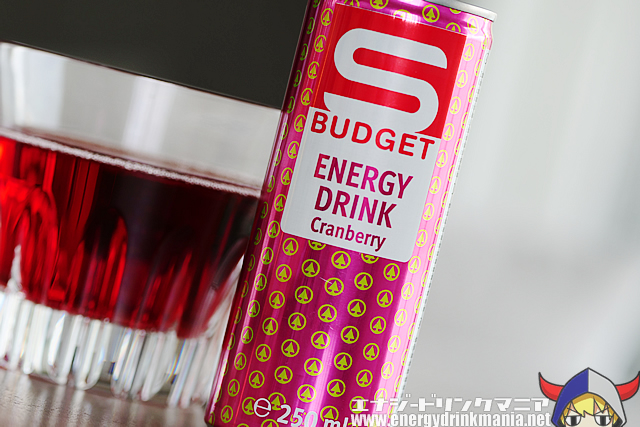 S BUDGET ENERGY DRINK Cranberryのデザイン