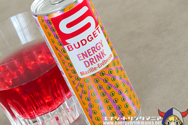 S BUDGET ENERGY DRINK Marille Erdbeereのデザイン