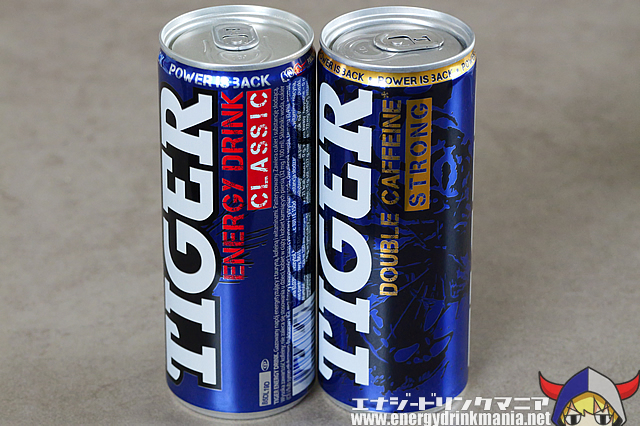 TIGER DOUBLE CAFFEINE STRONGのデザイン