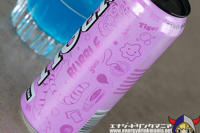 TIGER JUICY LINE BUBBLE GUMのデザイン